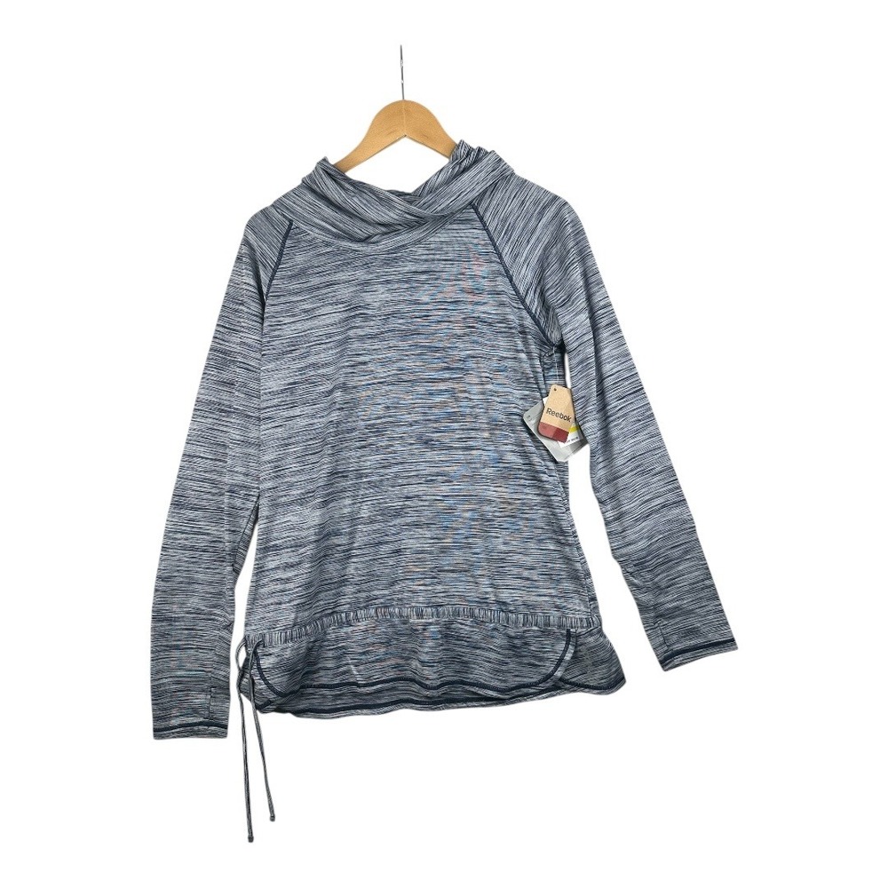 New Reebok Hooded Sweatshirt size Large Gray